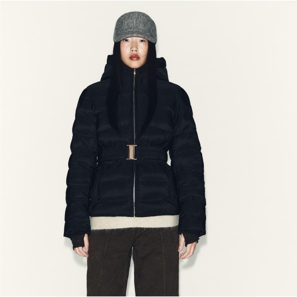 Zara Black Puffer Ski Jacket - Never Worn